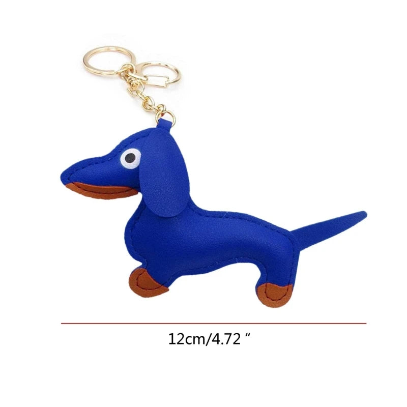 Mini Dachshund Dog Keychain 🐾
