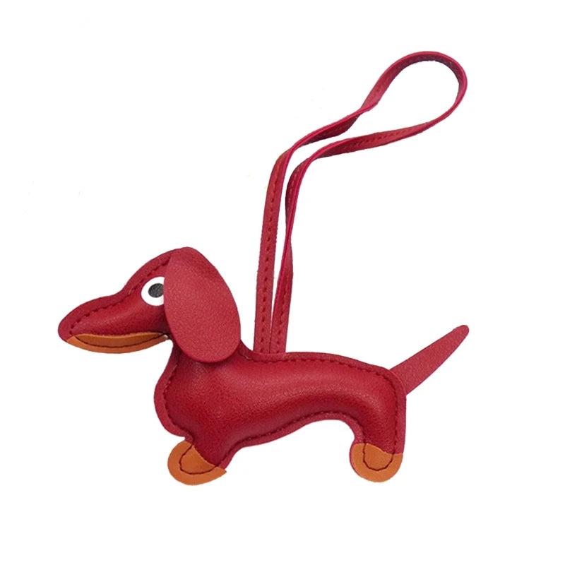 Mini Dachshund Dog Keychain 🐾