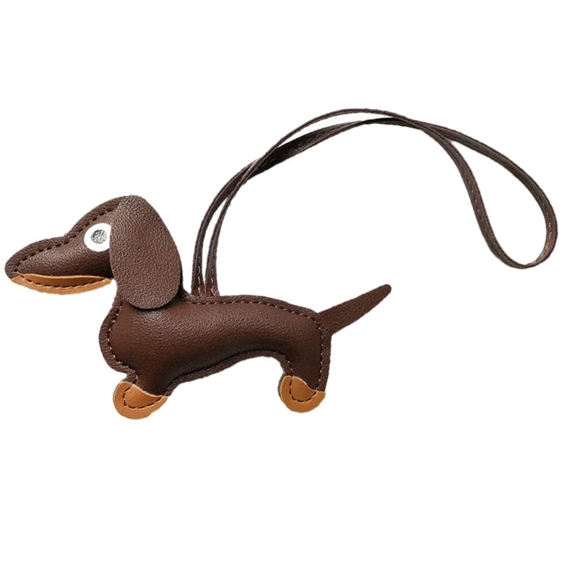 Mini Dachshund Dog Keychain 🐾