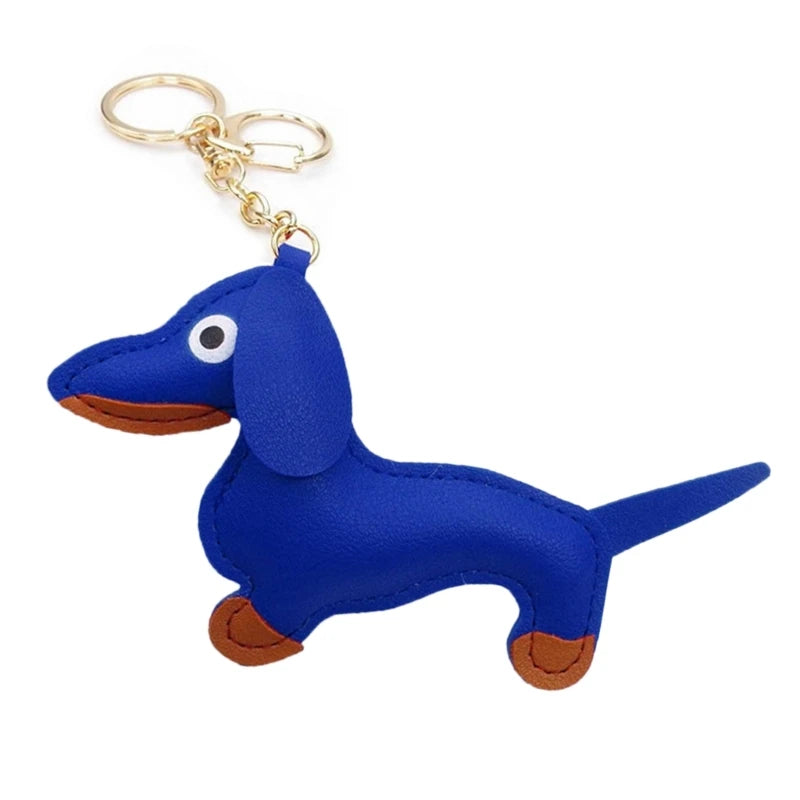 Mini Dachshund Dog Keychain 🐾