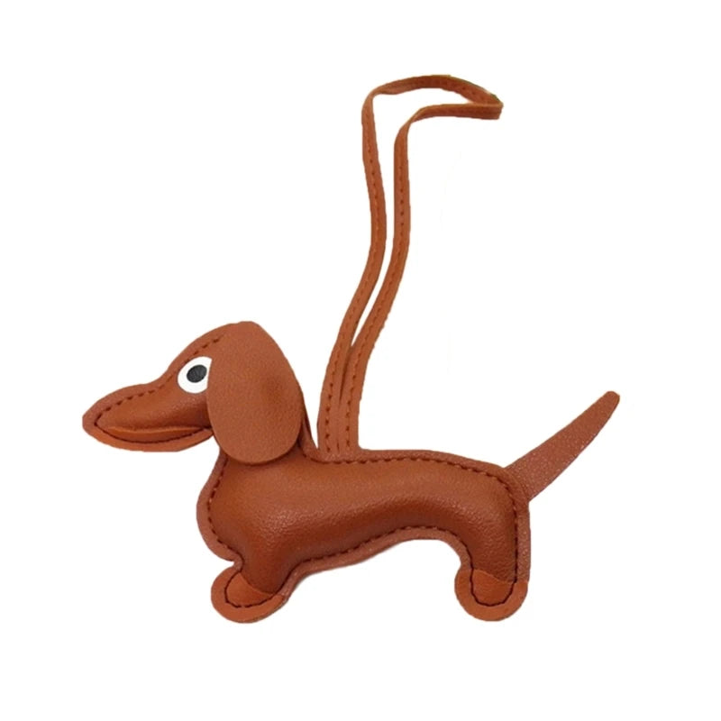 Mini Dachshund Dog Keychain 🐾
