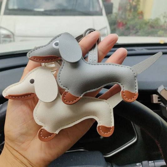 Mini Dachshund Dog Keychain 🐾