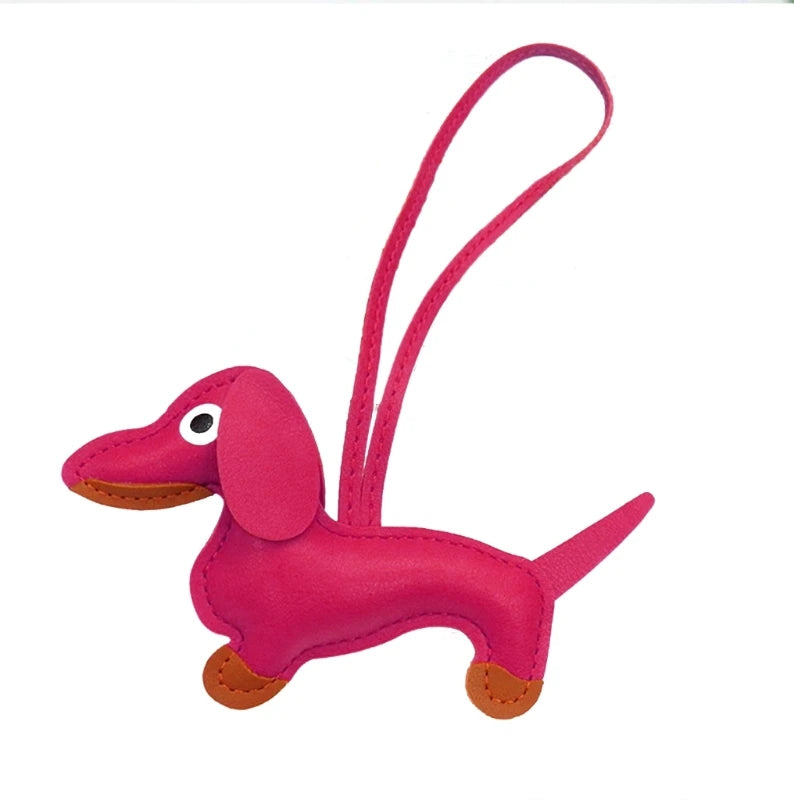 Mini Dachshund Dog Keychain 🐾
